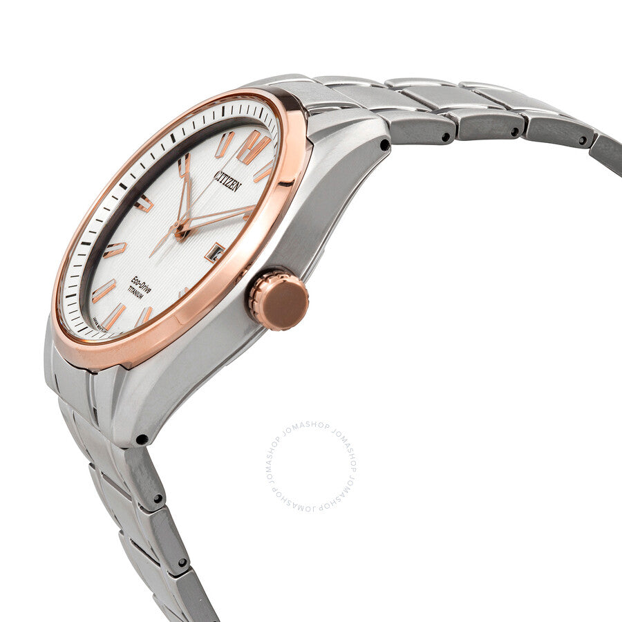 Citizen Eco-Drive Silver Dial Titanium Men's Watch AW1244-56A - Dawson Watches #2