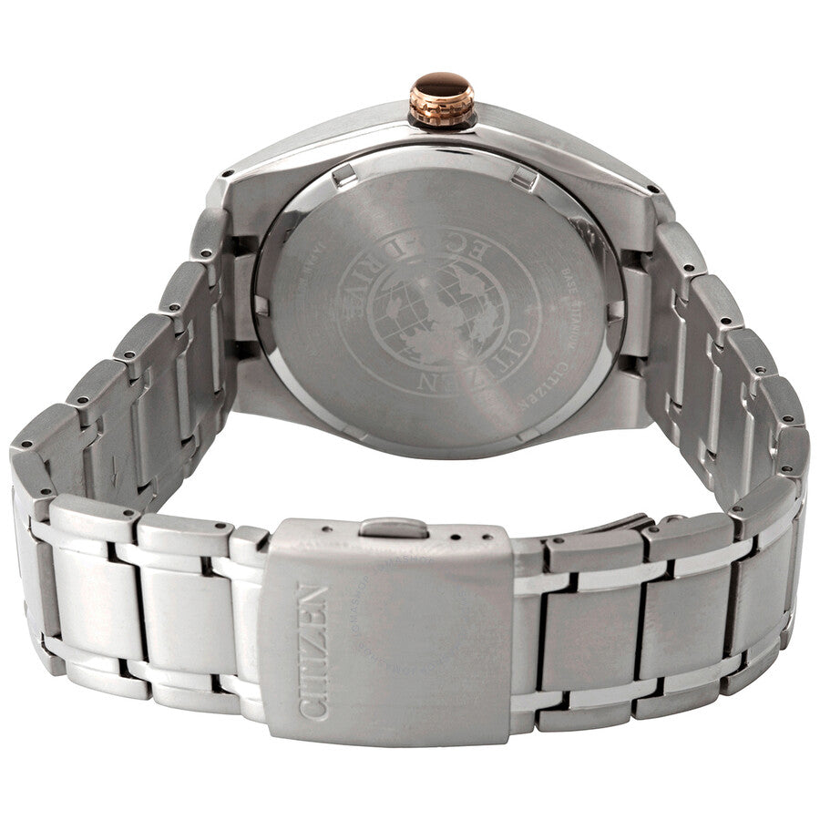 Citizen Eco-Drive Silver Dial Titanium Men's Watch AW1244-56A - Dawson Watches #3