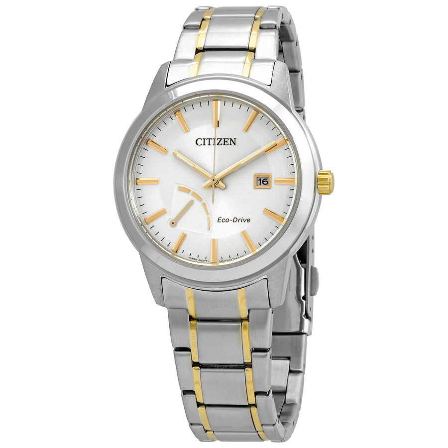 Citizen Eco-Drive Silver Dial Two-tone Men's Watch AW7014-53A - Dawson Watches