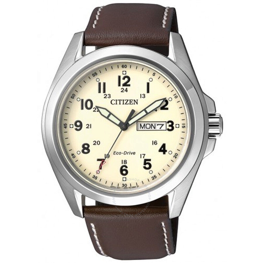 Citizen Eco Cream Dial Men's Watch AW0050-15A - Dawson Watches