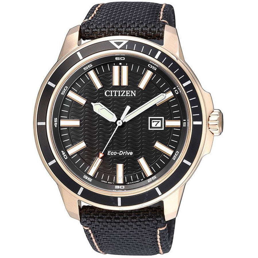 Citizen Eco-Drive Black Dial Men's Watch AW1523-01E - Dawson Watches