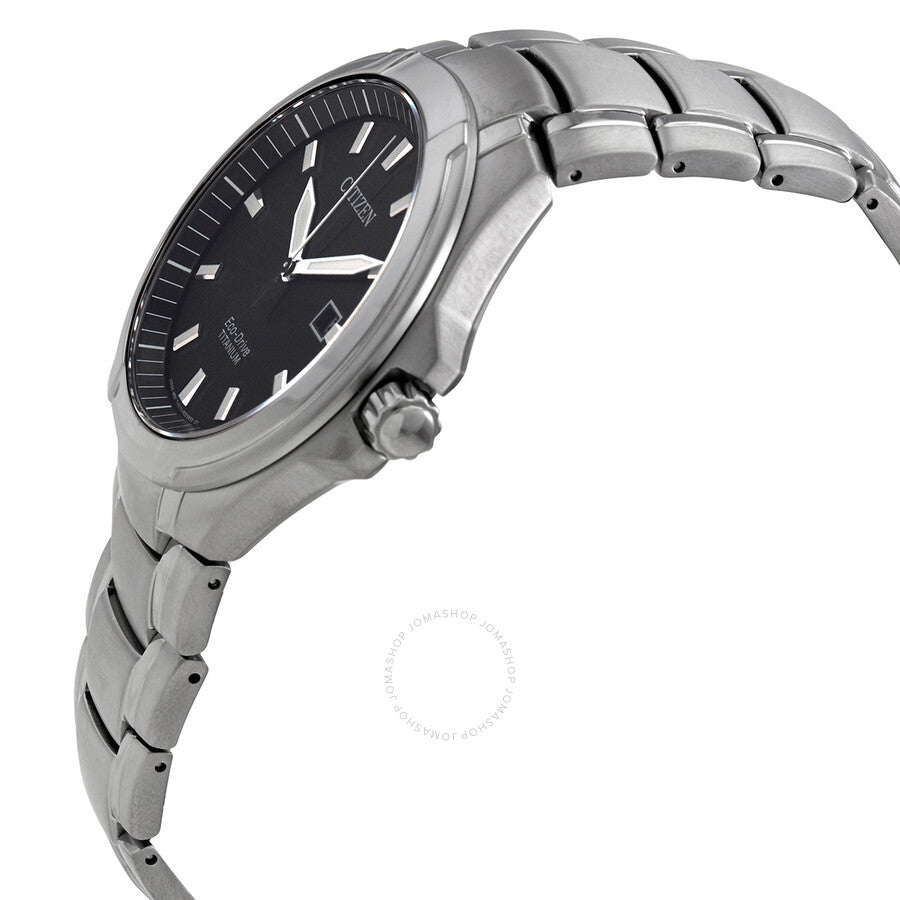 Citizen Eco-Drive Super Titanium Black Dial Men's Watch BM7430-89E - Dawson Watches #2