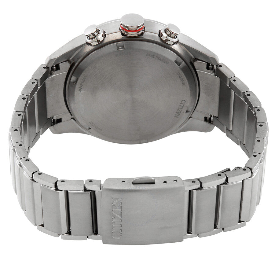 Citizen Eco-Drive Super Titanium Chronograph Green Dial Men's Watch CA4497-86X - Dawson Watches #3