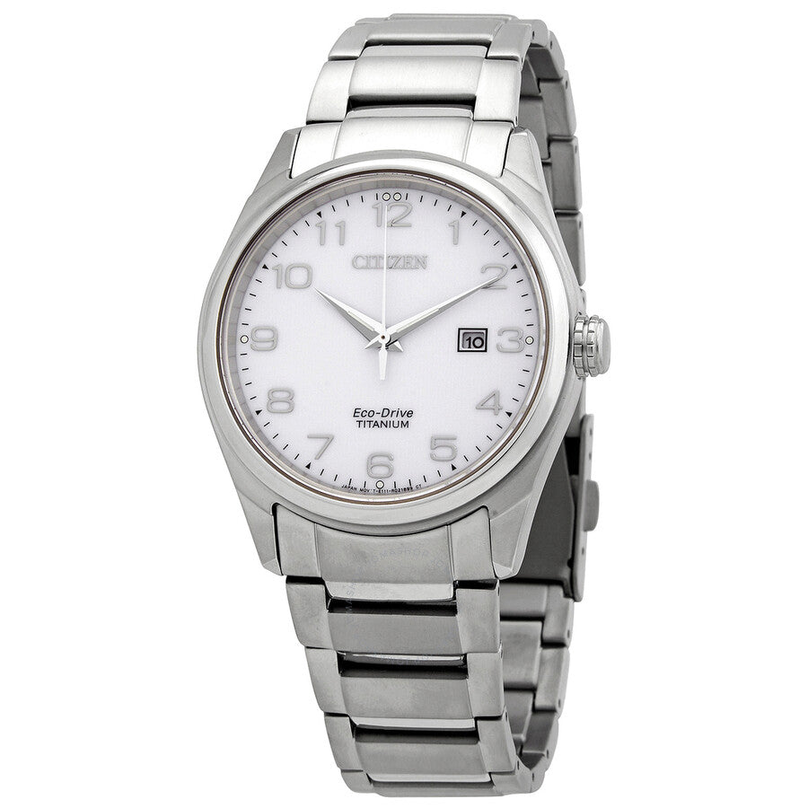 Citizen  Eco-Drive Super Titanium Silver Dial Men's Watch BM7360-82A - Dawson Watches