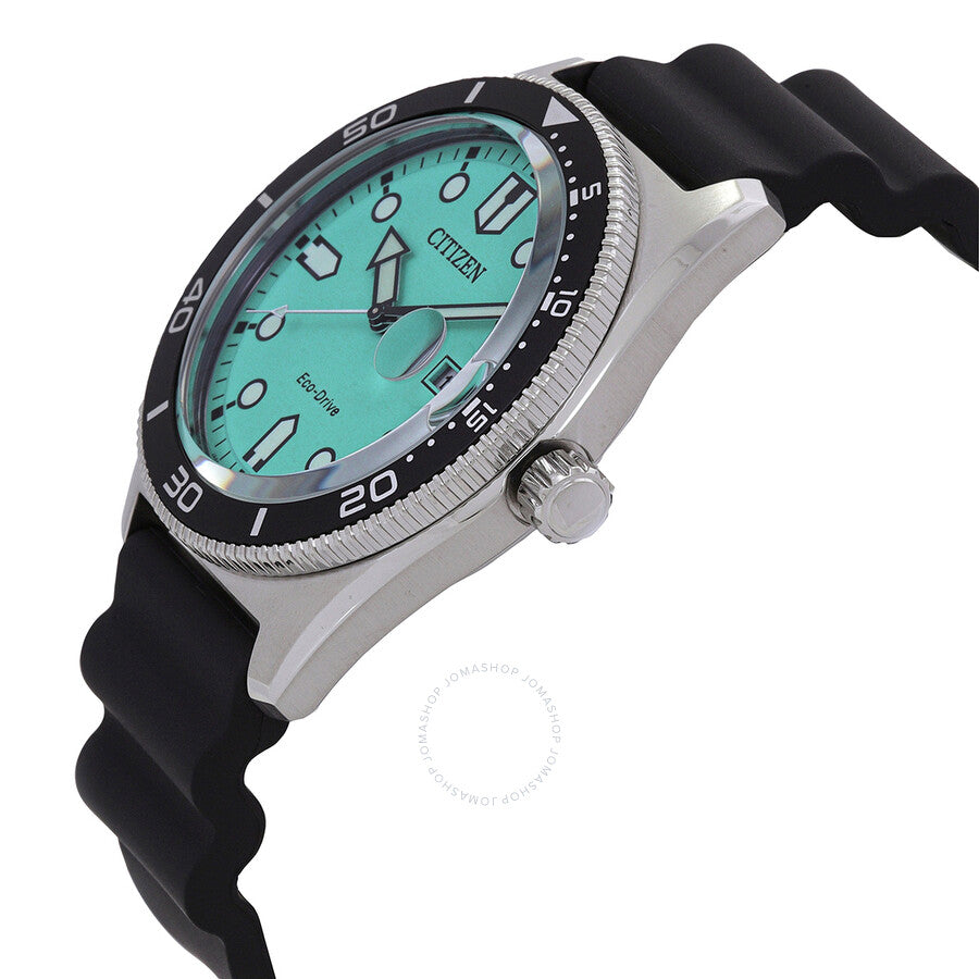 Citizen Eco-Drive Turquoise Dial Men's Watch AW1760-14X - Dawson Watches #2