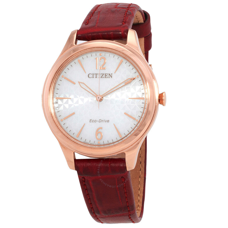 Citizen Eco-Drive White Dial Ladies Watch EM0508-12A - Dawson Watches