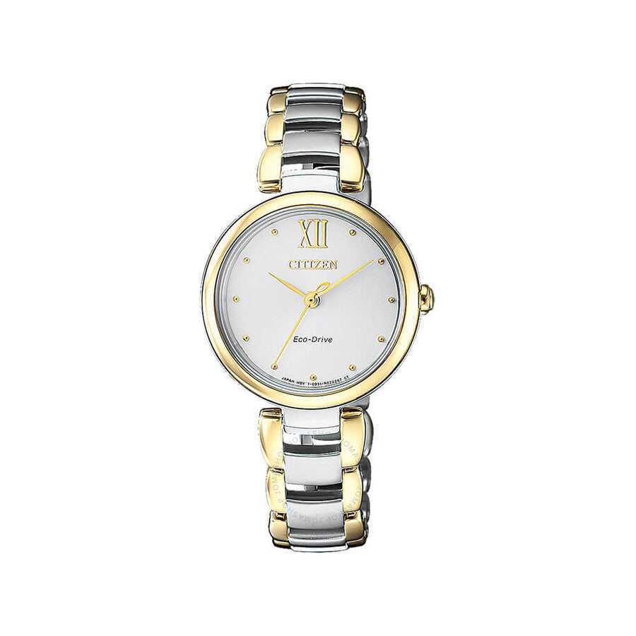 Citizen Eco-Drive White Dial Ladies Watch EM0534-80A - Dawson Watches