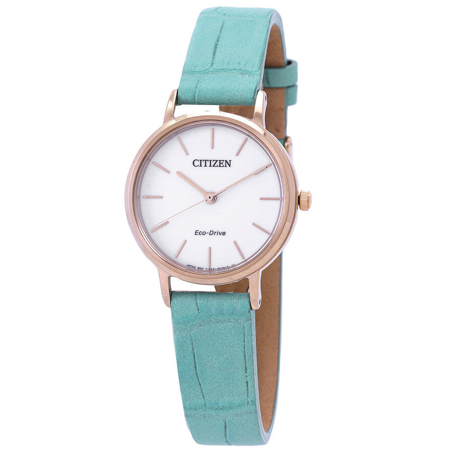 Citizen Eco-Drive White Dial Ladies Watch EM0577-36A - Dawson Watches