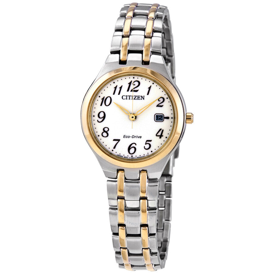 Citizen Eco-Drive White Dial Ladies Watch EW2486-52A - Dawson Watches