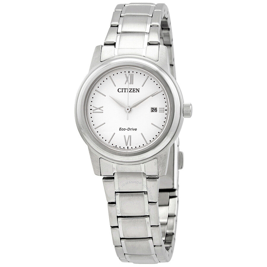 Citizen Eco-Drive White Dial Ladies Watch FE1220-89A - Dawson Watches
