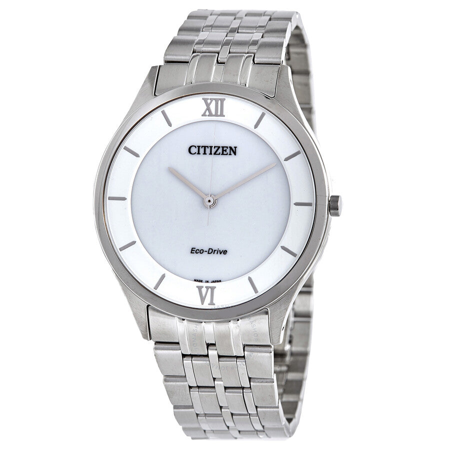 Citizen Eco-Drive White Dial Men's Watch AR0070-51A - Dawson Watches