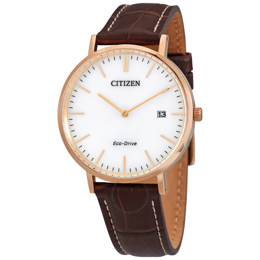 Citizen Eco-Drive White Dial Men's Watch AU1083-13A - Dawson Watches
