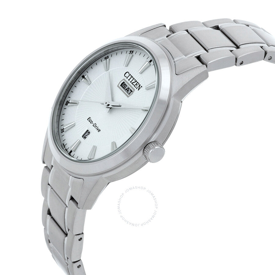 Citizen Eco-Drive White Dial Men's Watch AW0100-51A - Dawson Watches #2