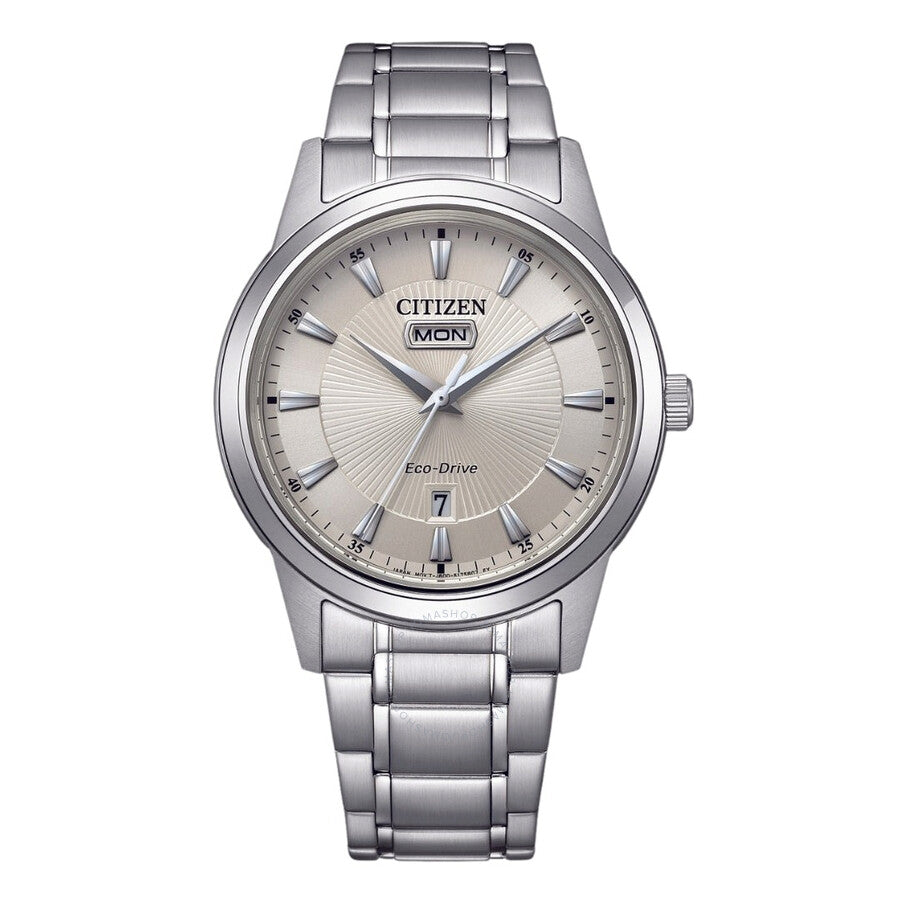 Citizen Eco-Drive White Dial Men's Watch AW0100-86B - Dawson Watches