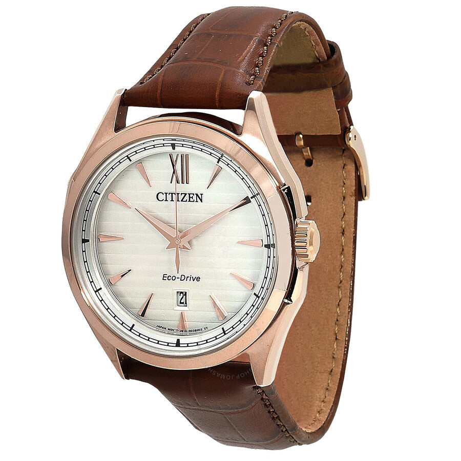 Citizen Eco-Drive White Dial Men's Watch AW1753-10A - Dawson Watches