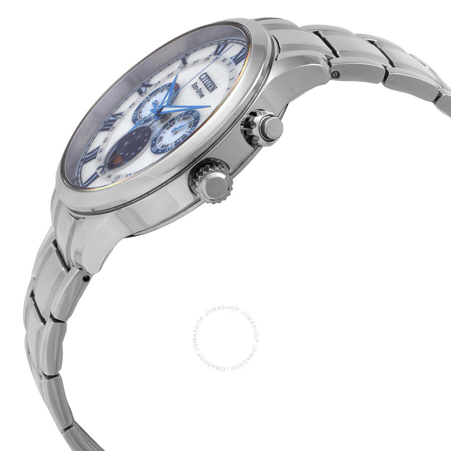 Citizen Eco-Drive White Dial Moon Phase Men's Watch AP1050-81A - Dawson Watches #2