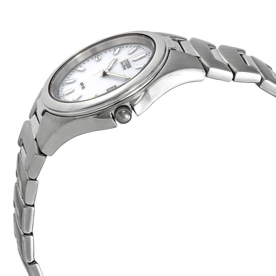 Citizen Eco-Drive White Dial Stainless Steel 35mm Watch BM0530-58A - Dawson Watches #2