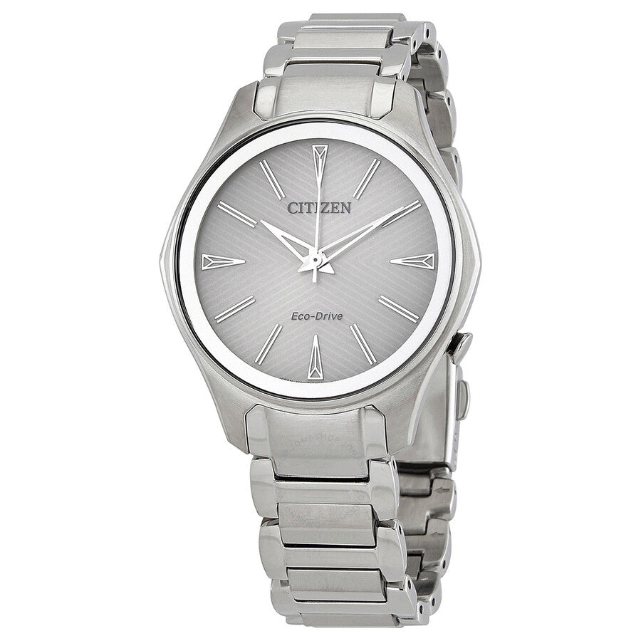 Citizen Eco-Drive White Dial Stainless Steel Ladies Watch EM0597-80A - Dawson Watches