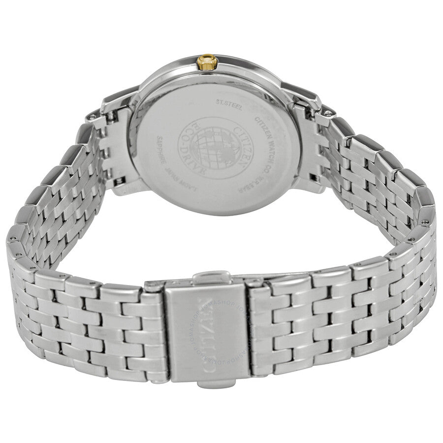 Citizen Eco-Drive White Dial Stainless Steel Ladies Watch EX1498-87A - Dawson Watches #3