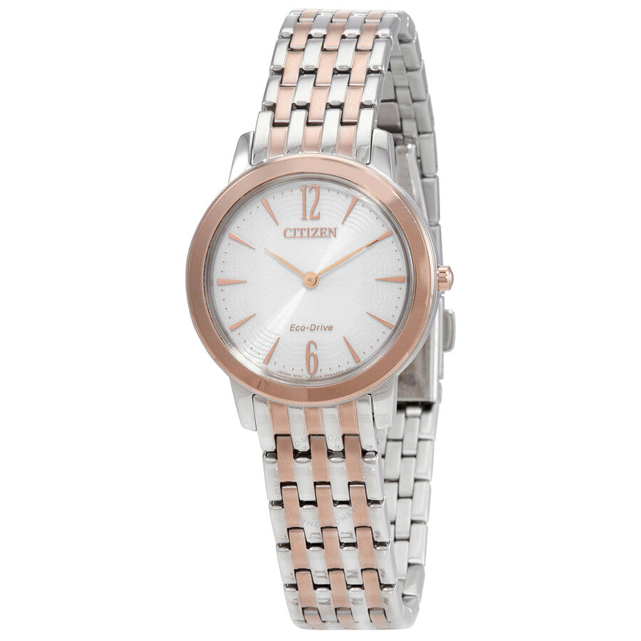 Citizen Eco-Drive White Dial Two-tone Ladies Watch EX1496-82A - Dawson Watches