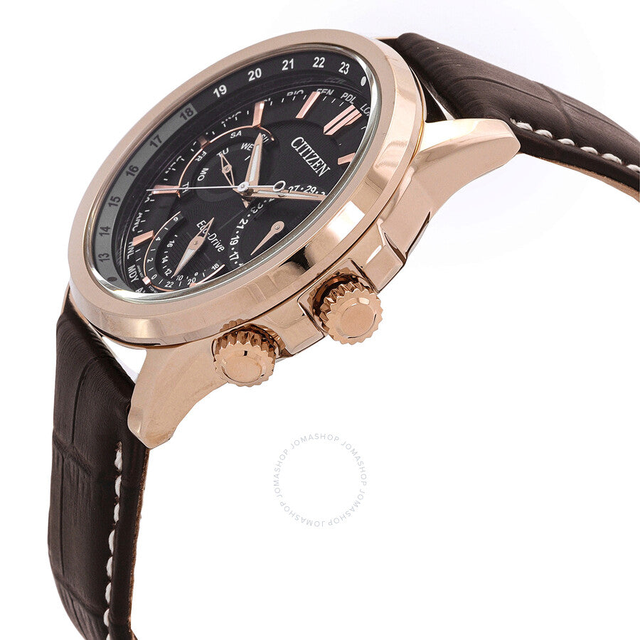 Citizen Eco-Drive World Time Chronograph Black Dial Men's Watch BU2023-12E - Dawson Watches #2