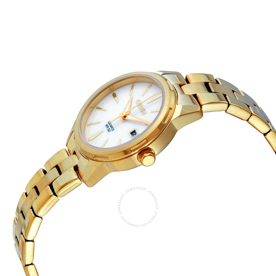 Citizen Elegance Mother of Pearl Dial Ladies Gold-tone Watch EU6072-56D - Dawson Watches #2