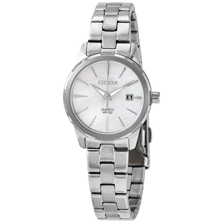 Citizen Elegance Mother of Pearl Dial Ladies Watch EU6070-51D - Dawson Watches