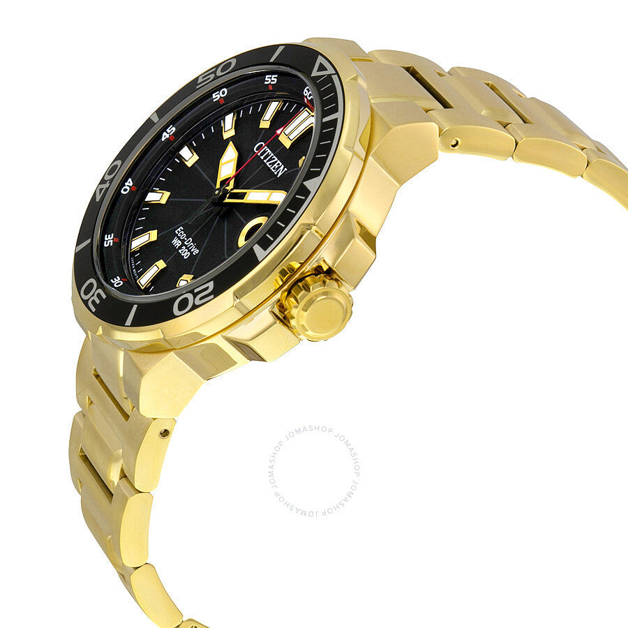 Citizen Endeavor Black Dial Gold-tone Men's Watch AW1422-50E - Dawson Watches #2