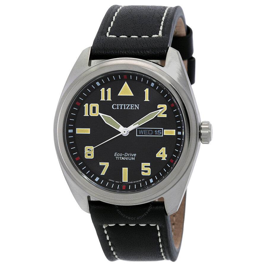 Citizen Garrison Eco-Drive Black Dial Men's Watch BM8560-29E - Dawson Watches