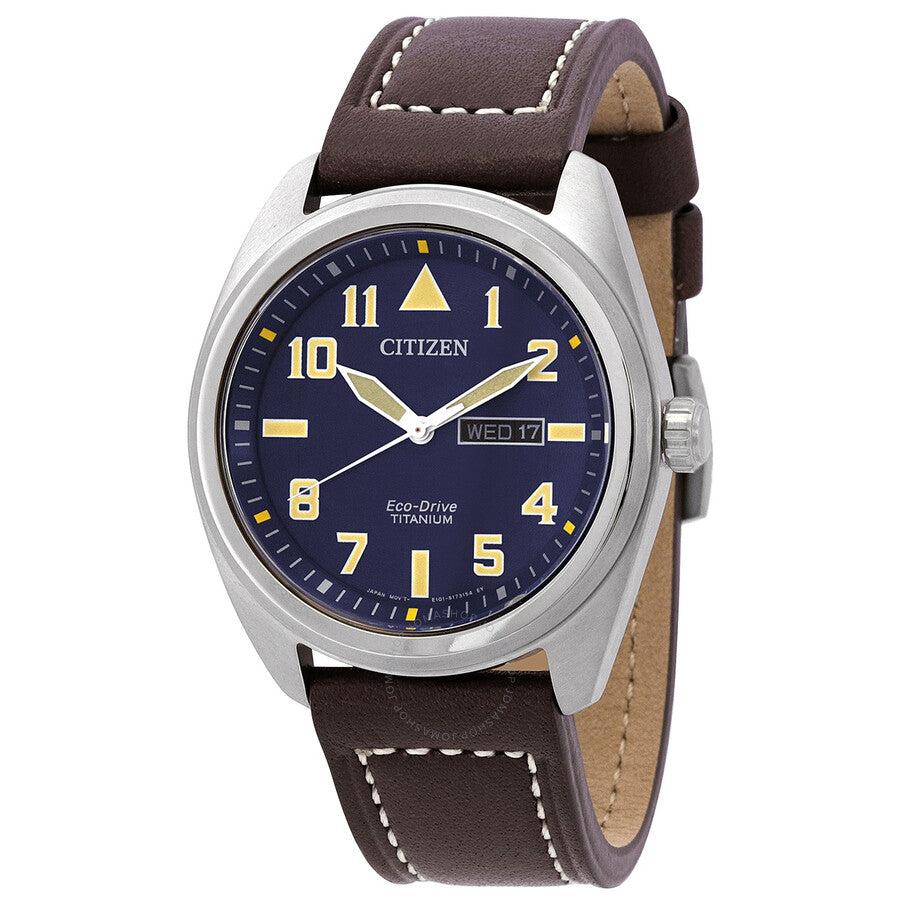Citizen Garrison Eco-Drive Blue Dial Men's Watch BM8560-37L - Dawson Watches
