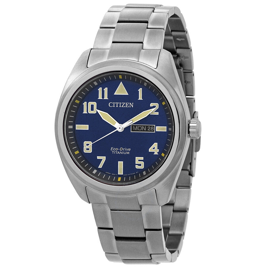 Citizen Garrison Eco-Drive Blue Dial Men's Watch BM8560-88L - Dawson Watches