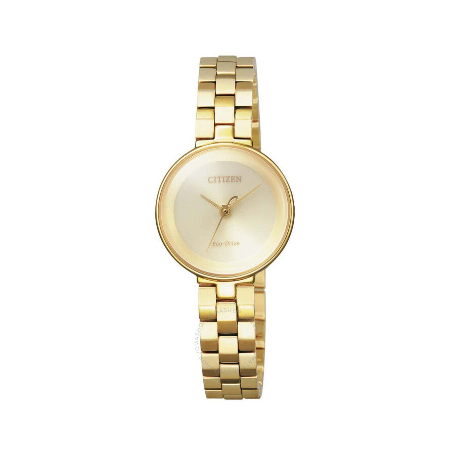 Citizen Gold Eco-Drive Dial Ladies Watch EW5502-51P - Dawson Watches