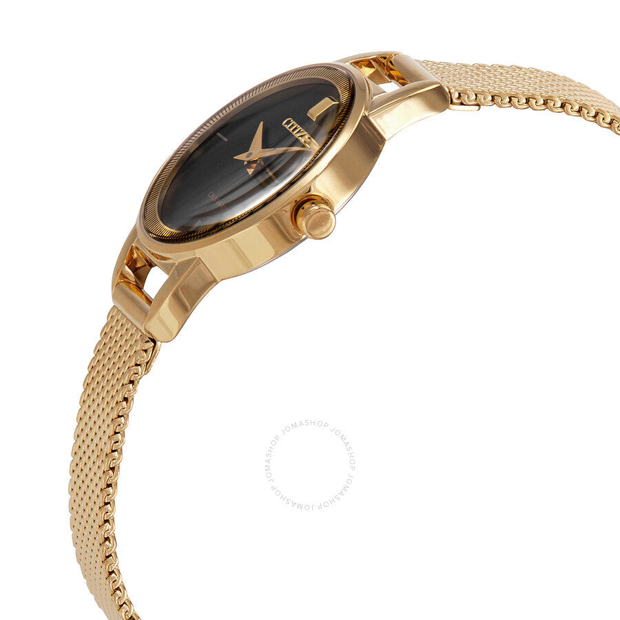Citizen Gold-Tone Stainless Quartz Black Dial Ladies Watch EZ7002-54E - Dawson Watches #2