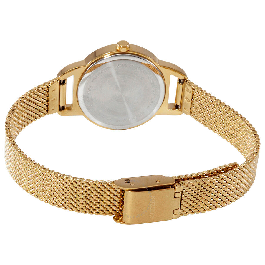Citizen Gold-Tone Stainless Quartz Black Dial Ladies Watch EZ7002-54E - Dawson Watches #3