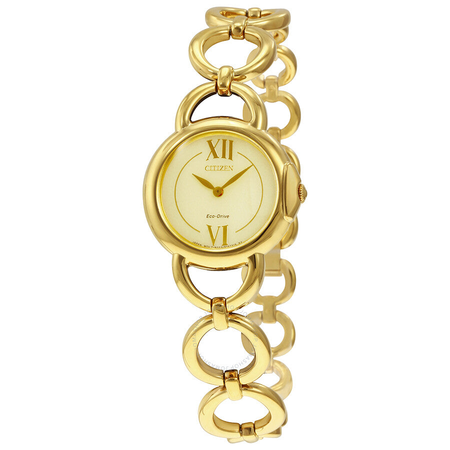 Citizen Jolie Gold Dial Ladies Watch EX1452-53P - Dawson Watches
