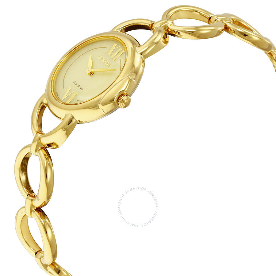 Citizen Jolie Gold Dial Ladies Watch EX1452-53P - Dawson Watches #2