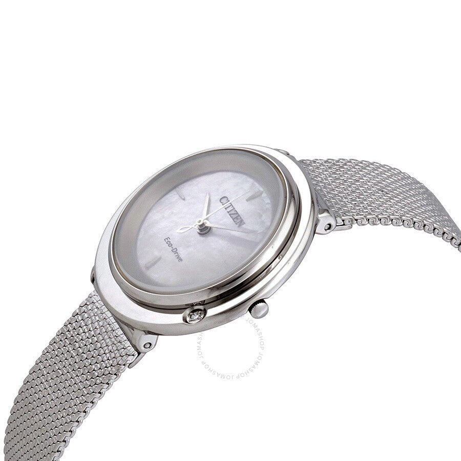Citizen L Ambiluna White Mother of Pearl Dial Ladies Watch EM0640-58D - Dawson Watches #2