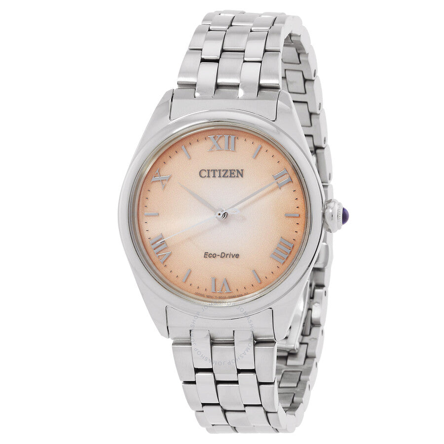 Citizen L Eco-Drive Copper Dial Ladies Watch EM1140-80X - Dawson Watches