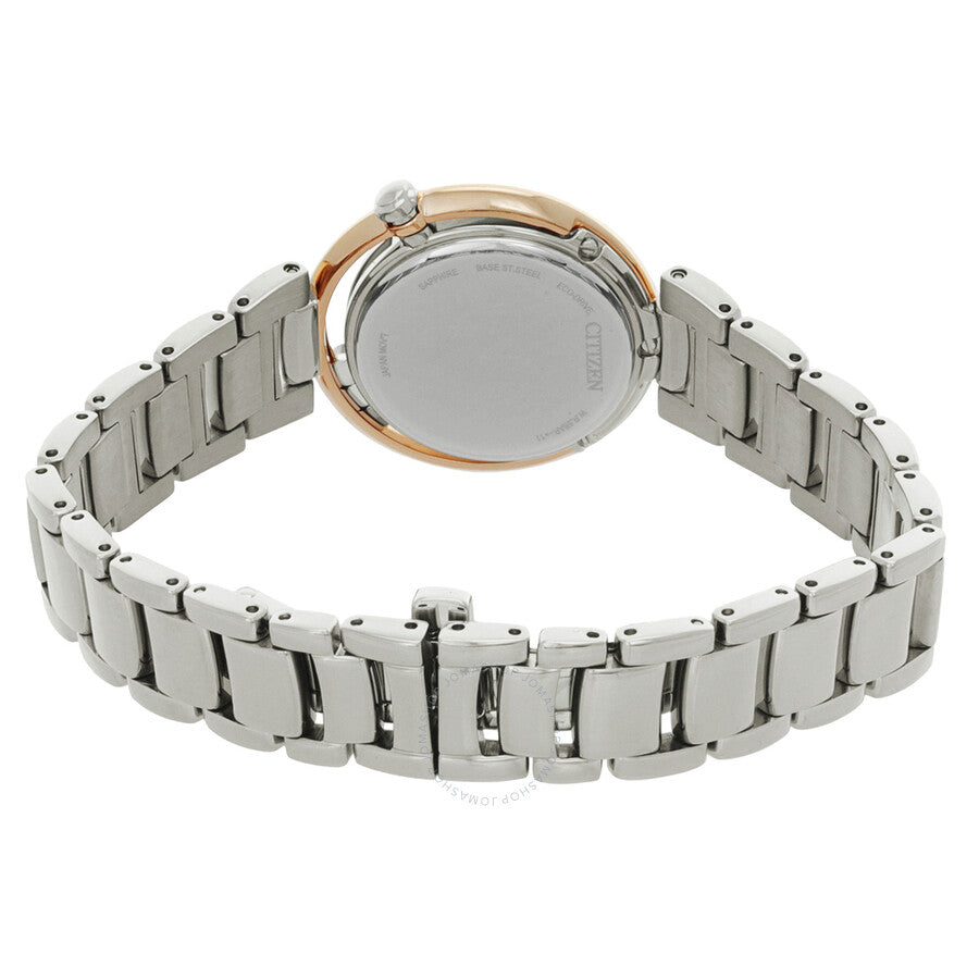 Citizen L Eco-Drive Diamond Pink Mother of Pearl Dial Ladies Watch EM1114-80Y - Dawson Watches #3