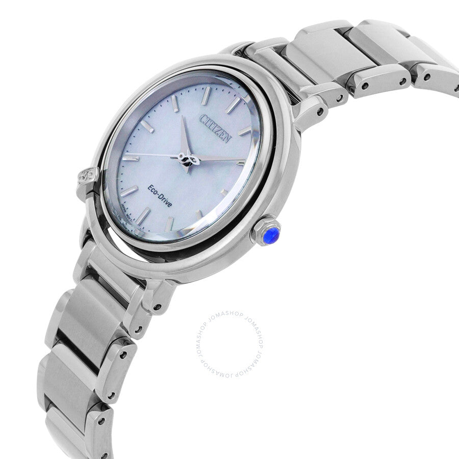 Citizen L Eco-Drive Mother of Pearl Dial Ladies Watch EM1090-60D - Dawson Watches #2
