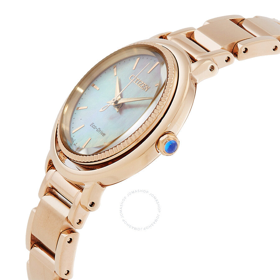 Citizen L Eco-Drive Mother of Pearl Dial Ladies Watch EM1103-86Y - Dawson Watches #2