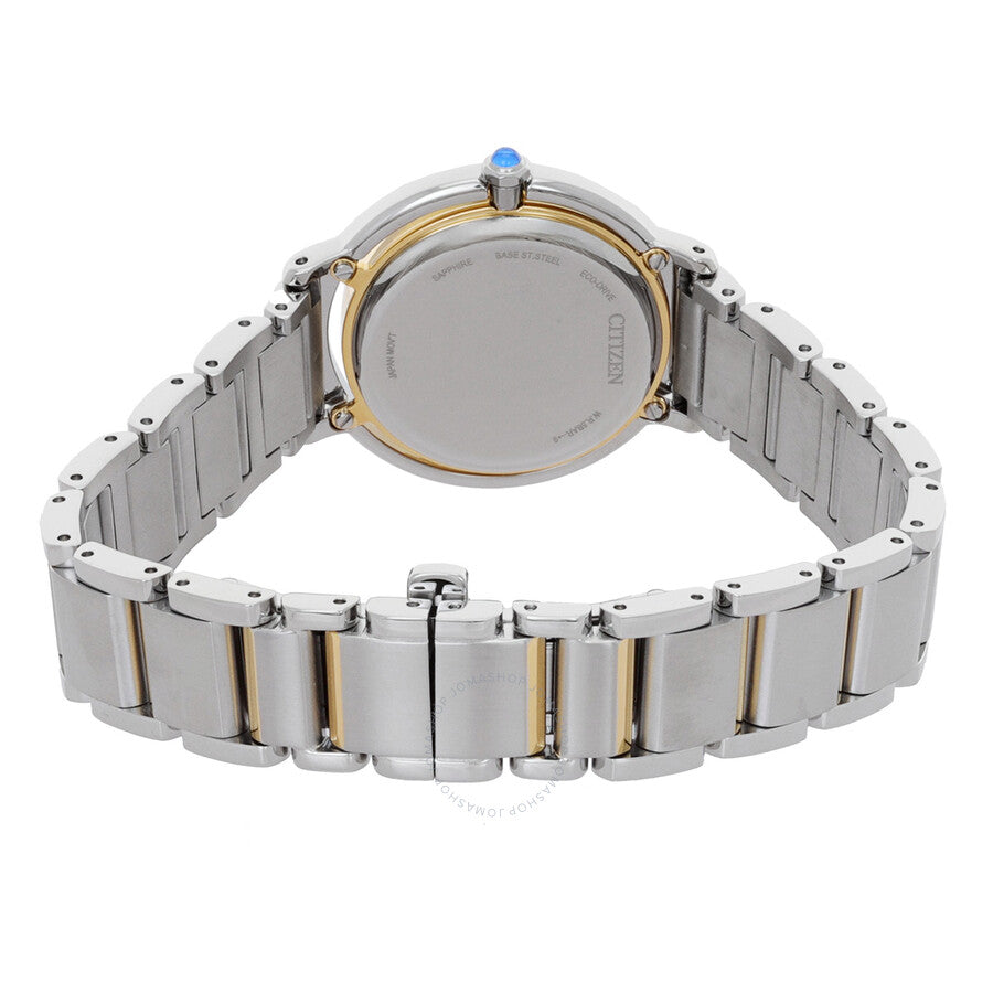 Citizen L Eco-Drive Mother of Pearl Dial Two-Tone Ladies Watch EM1104-83D - Dawson Watches #3