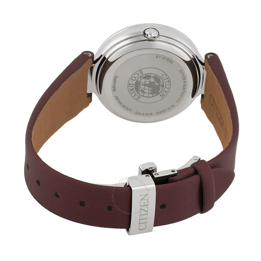 Citizen L Eco-Drive Red Dial Ladies Watch FD1100-10X - Dawson Watches #3