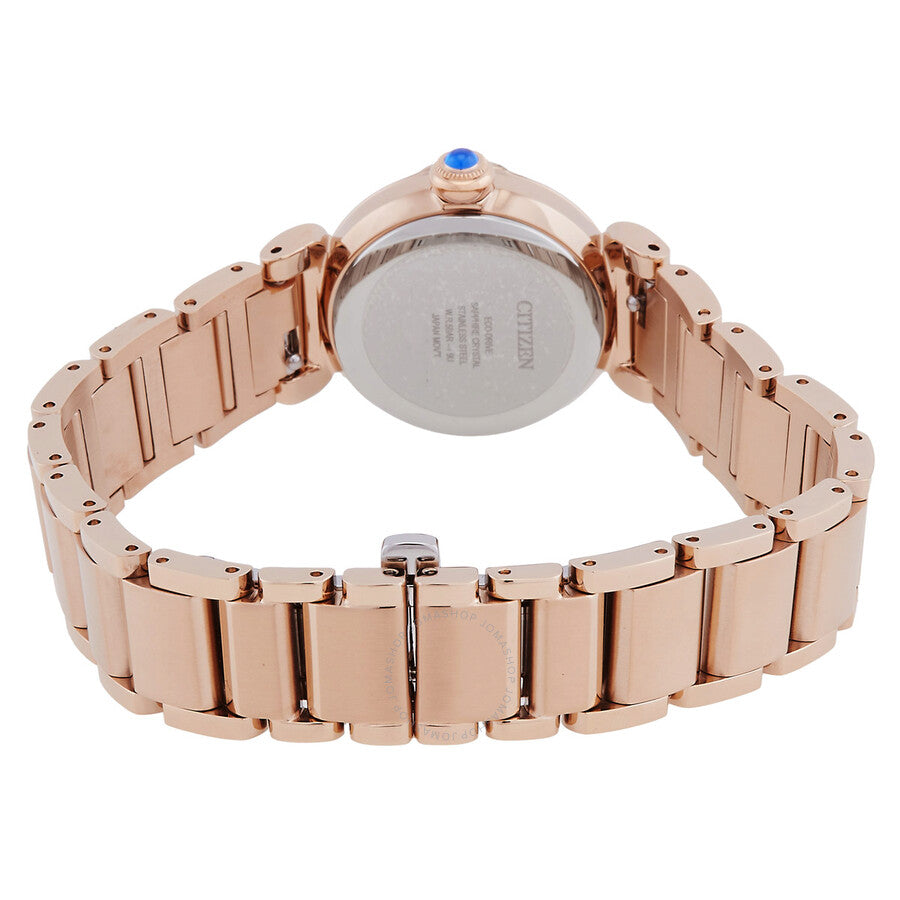 Citizen L Mae Diamond White Mother of Pearl Dial Ladies Watch EM1123-89D