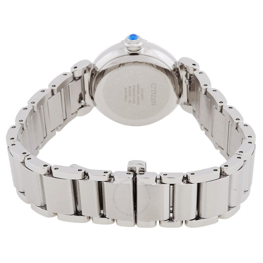 Citizen L May Bells Crystal Eco-Drive Blue Dial Ladies Watch EM1120-87L - Dawson Watches #3