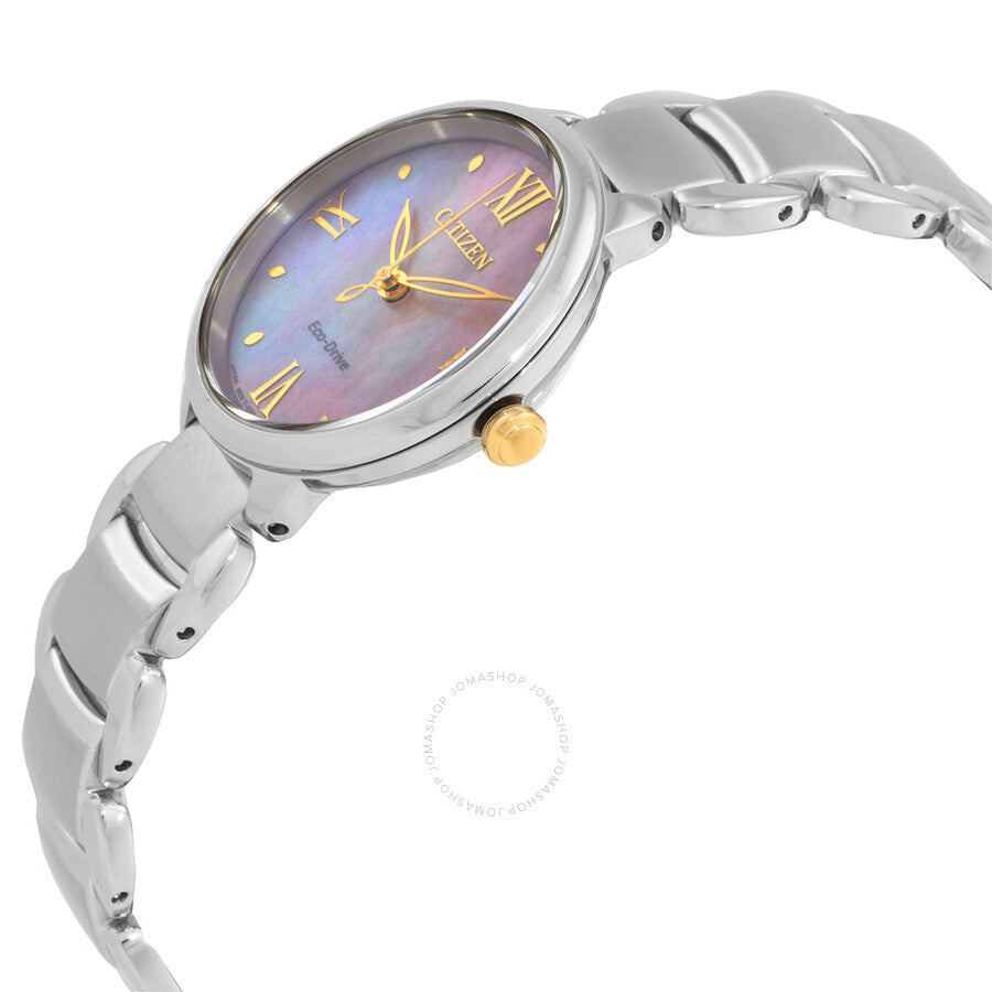 Citizen L Series Eco-Drive Mother of Pearl Dial Ladies Watch EM0927-87Y - Dawson Watches #2