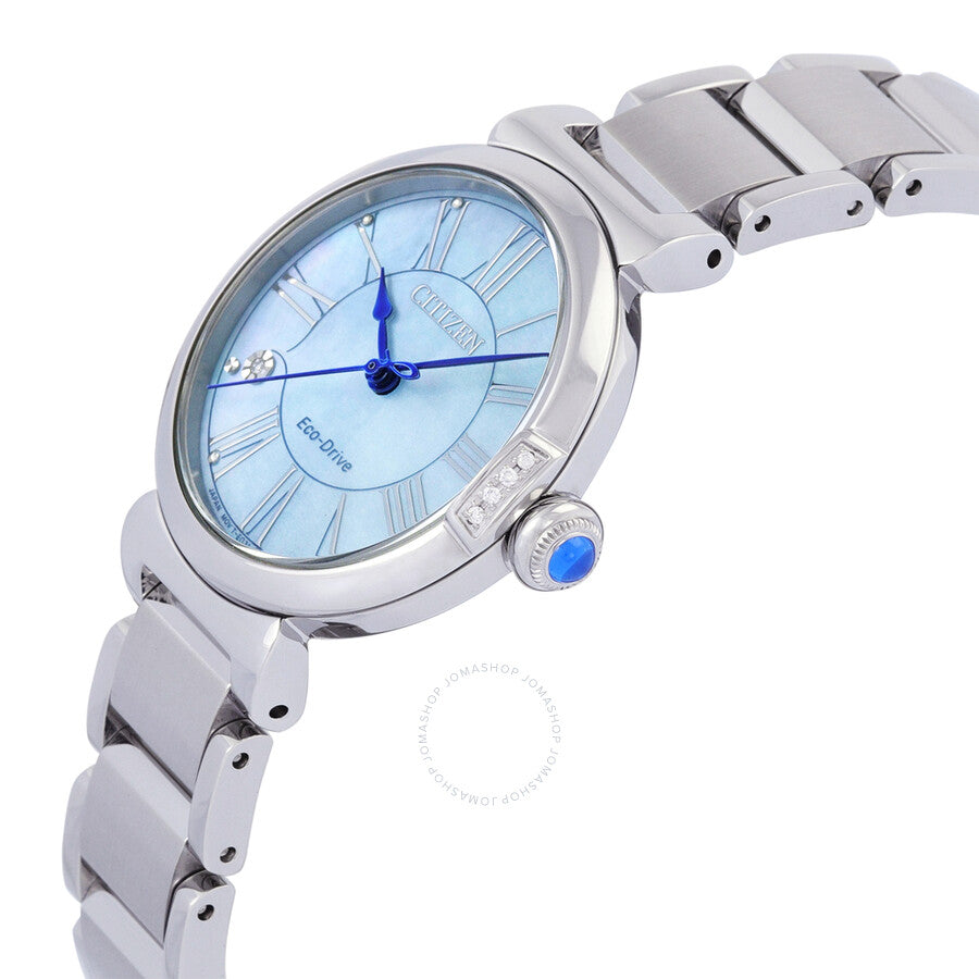 Citizen L Series Eco-Drive Mother of Pearl Dial Ladies Watch EM1060-87N - Dawson Watches #2
