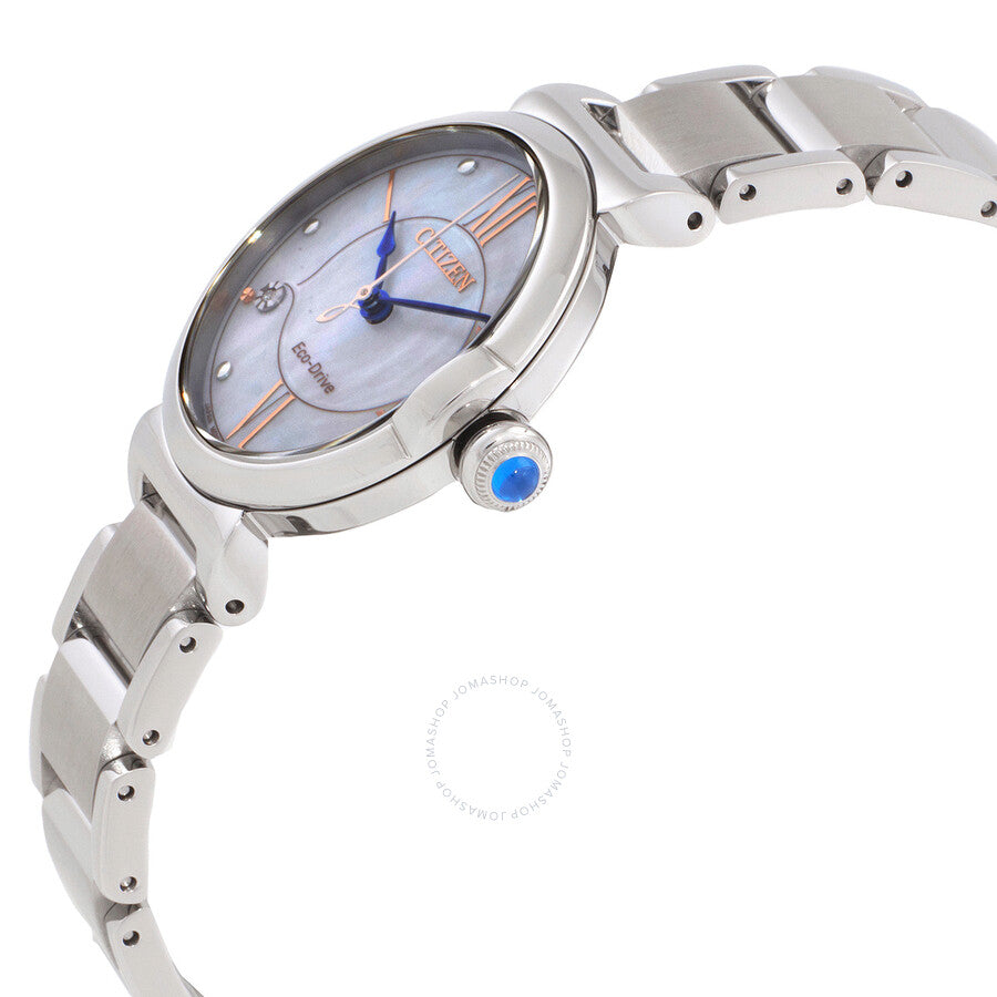 Citizen L Series Eco-Drive Mother of Pearl Dial Ladies Watch EM1070-83D - Dawson Watches #2