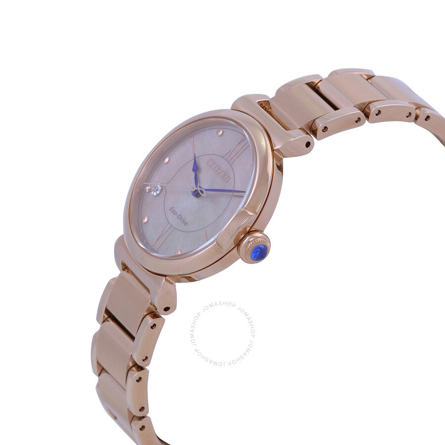 Citizen L Series Eco-Drive Mother of Pearl Dial Ladies Watch EM1073-85Y - Dawson Watches #2