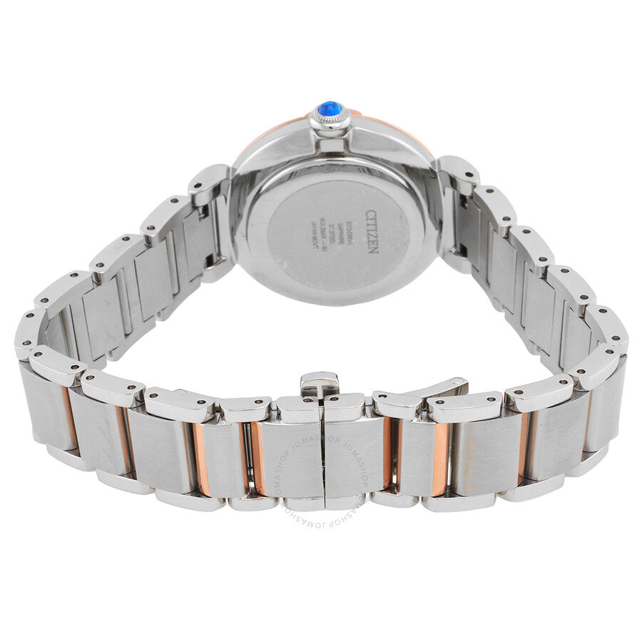 Citizen L Series Eco-Drive Mother of Pearl Dial Two-Tone Ladies Watch EM1074-82D - Dawson Watches #3